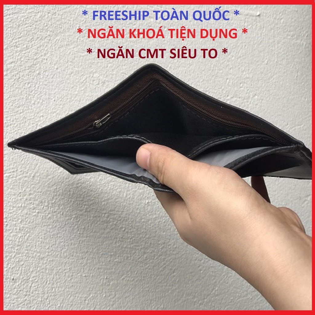 HÀNG HIỆU  Bóp ví Nam - Ví nam CK siêu xịn phong cách trẻ gu sành điệu chất nam tính cK-79365549