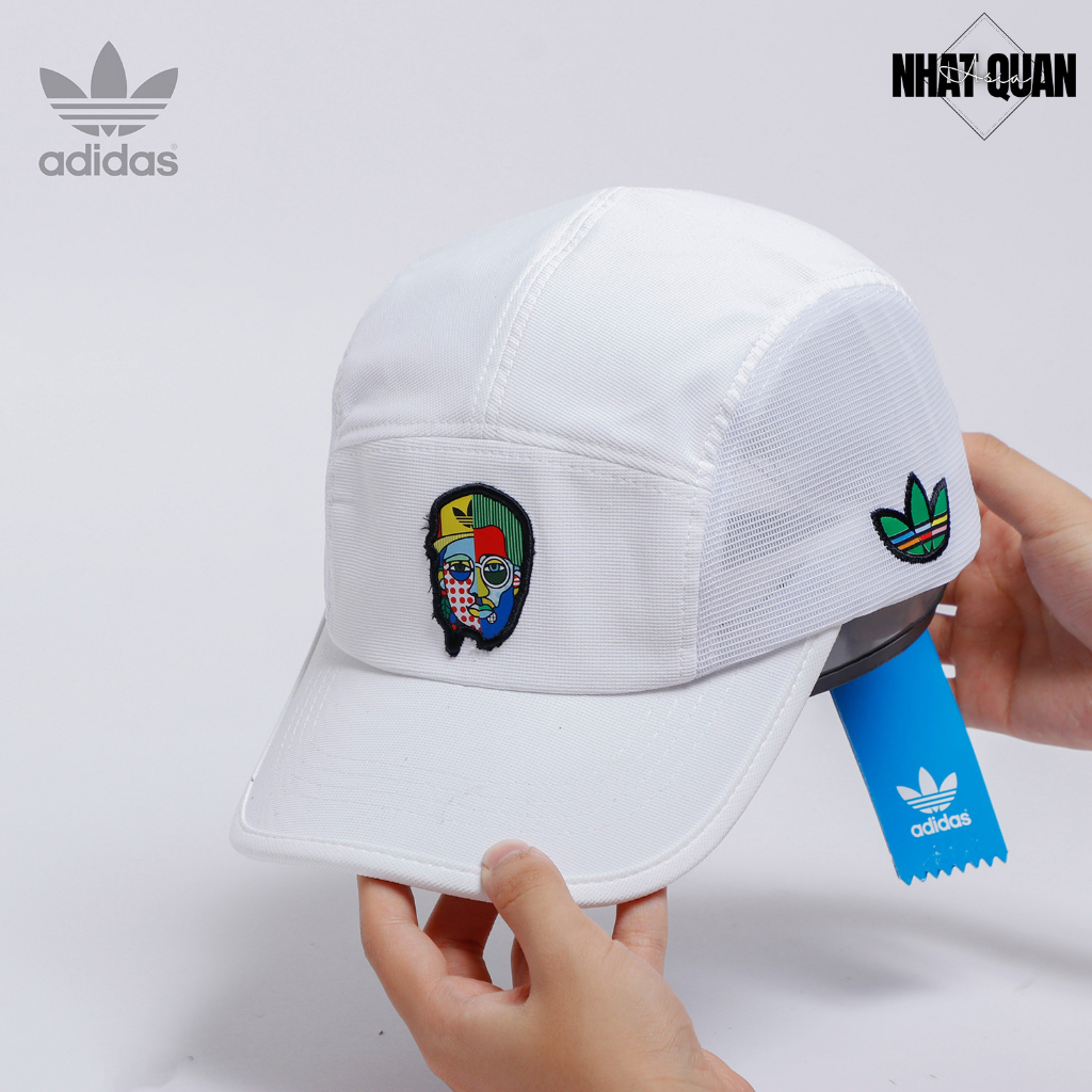 Mũ lưỡi trai Adidas Originals thể thao dù gió phối lưới 2 bên hông khóa nhựa cài - Nhật Quân Asia nhatquanasia