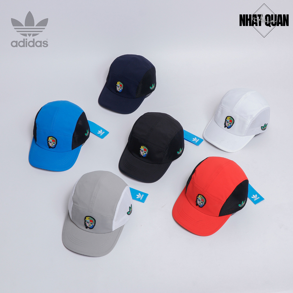Mũ lưỡi trai Adidas Originals thể thao dù gió phối lưới 2 bên hông khóa nhựa cài - Nhật Quân Asia nhatquanasia