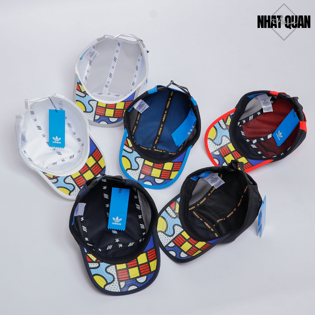 Mũ lưỡi trai Adidas Originals thể thao dù gió phối lưới 2 bên hông khóa nhựa cài - Nhật Quân Asia nhatquanasia