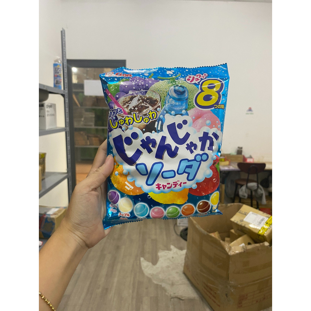 Kẹo soda trái cây Lion Junka Nhật Bản 114g
