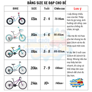 Xe đạp cho bé gái BYN.002
