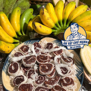 Kẹo Chuối Cuộn Mini