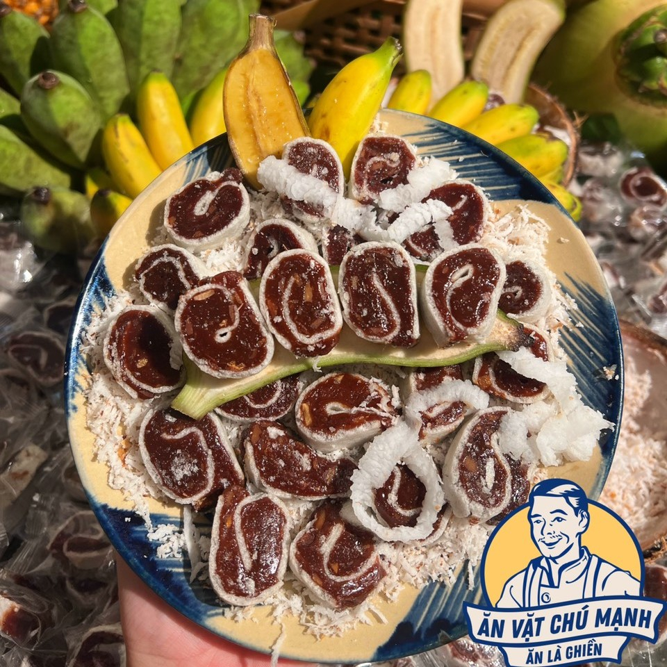 Kẹo Chuối Cuộn Mini