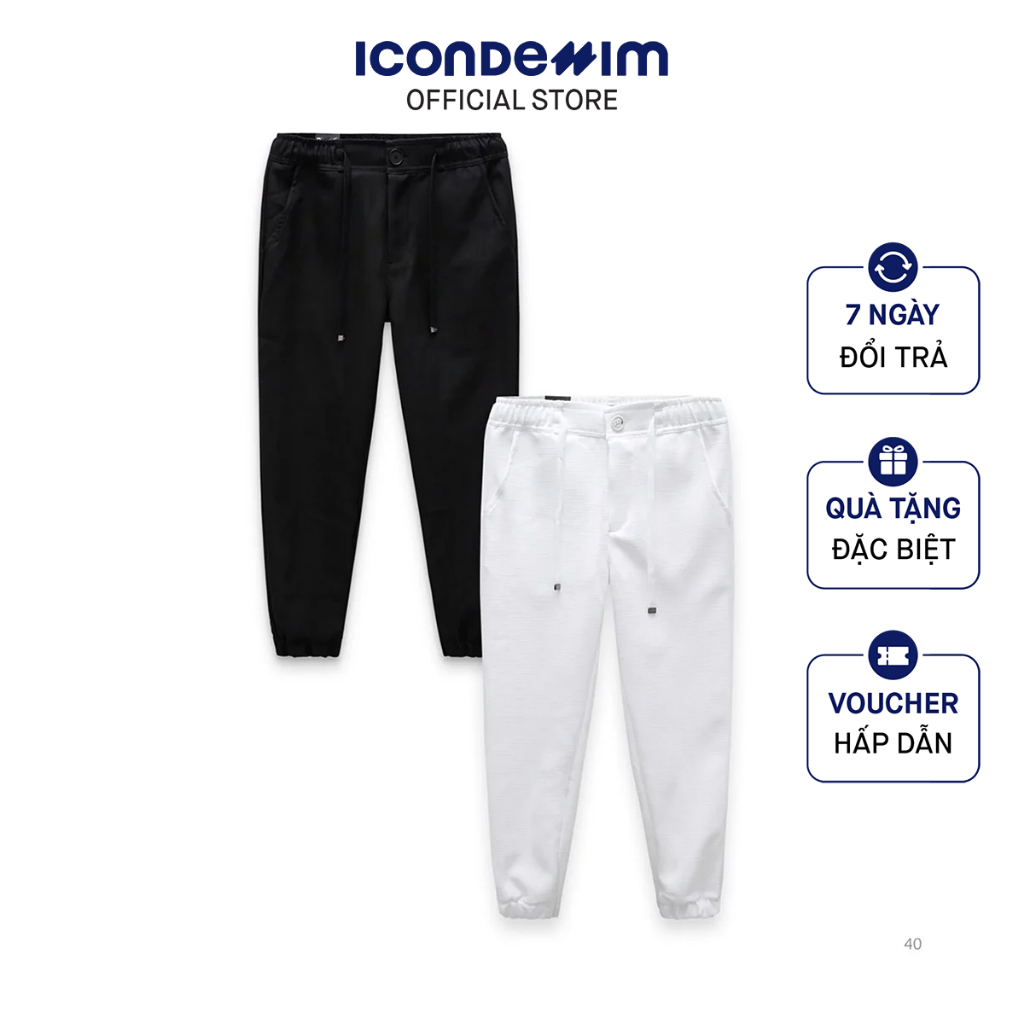 Quần Jogger Nam ICONDENIM Slim Active Day JGID0040