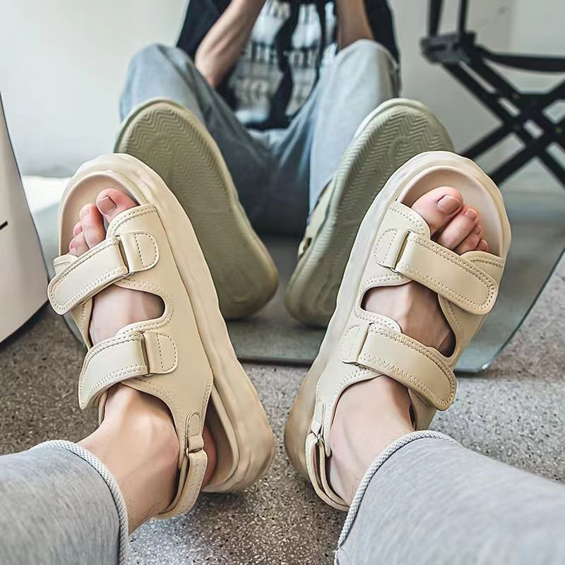 Giày sandal unisex ulzzang độn đế cao cấp 2023