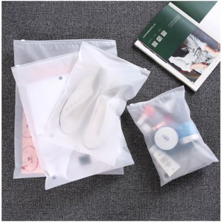 Túi zip lụa mờ đựng quần áo, mỹ phẩm, giày dép, vớ du lịch - Kích Thước 16.5cm x 25cm
