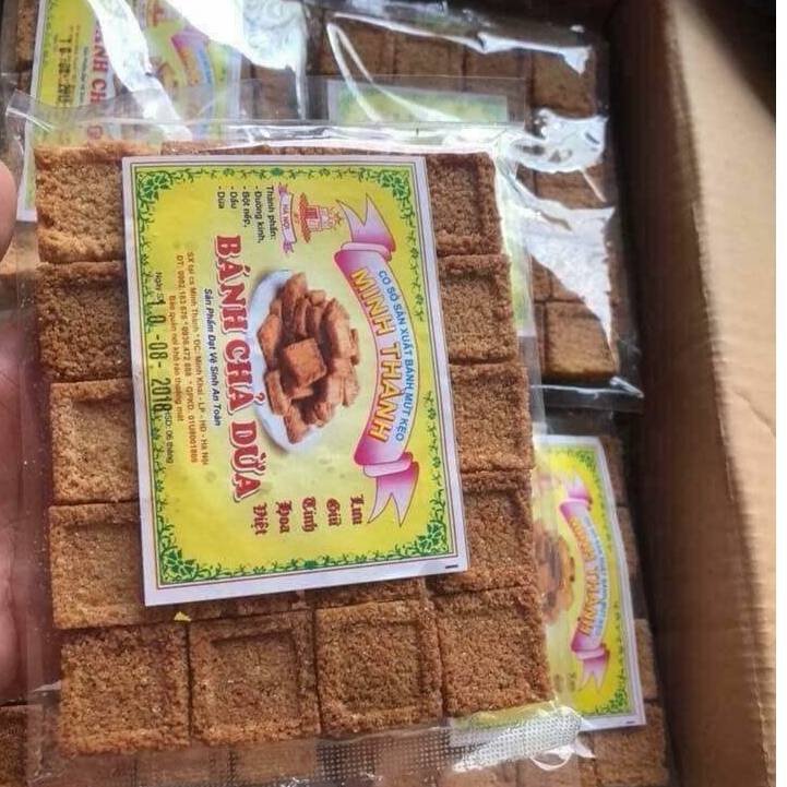1 Gói Bánh Chả Dừa Minh Thành Giòn Thơm Siêu Ngon - Đặc Sảm Đà Lạt