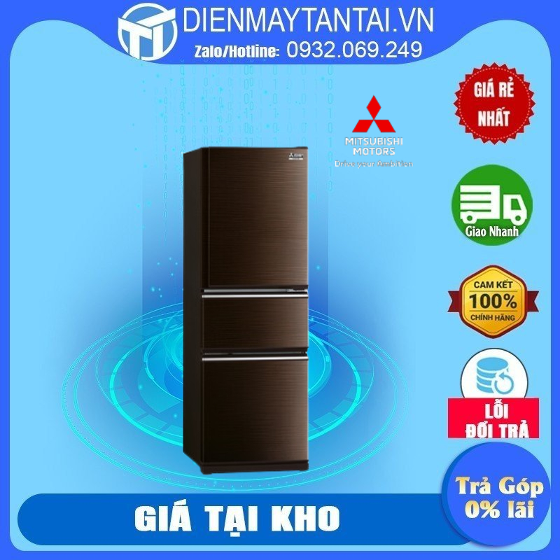 MR-CX46ER-BRW-V - TỦ LẠNH MITSUBISHI ELECTRIC MR-CX46ER-BRW 365 LÍT - GIAO HÀNG MIỄN PHÍ HCM