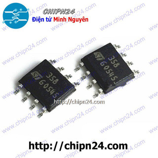 [2 con] (sop) ic dán lm358 sop-8 (smd) (hàng tốt st) (lm358dt lm 358) (ic khuếch đại thuật toán opamp)