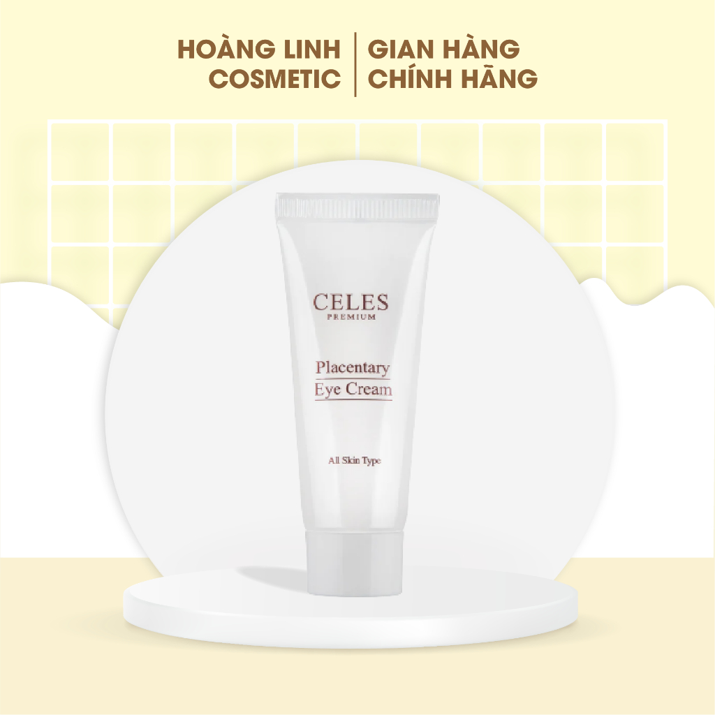 Kem mắt Celes Placentary mượt da, làm đầy nếp nhăn 12ml - Hoàng Linh Cosmetic