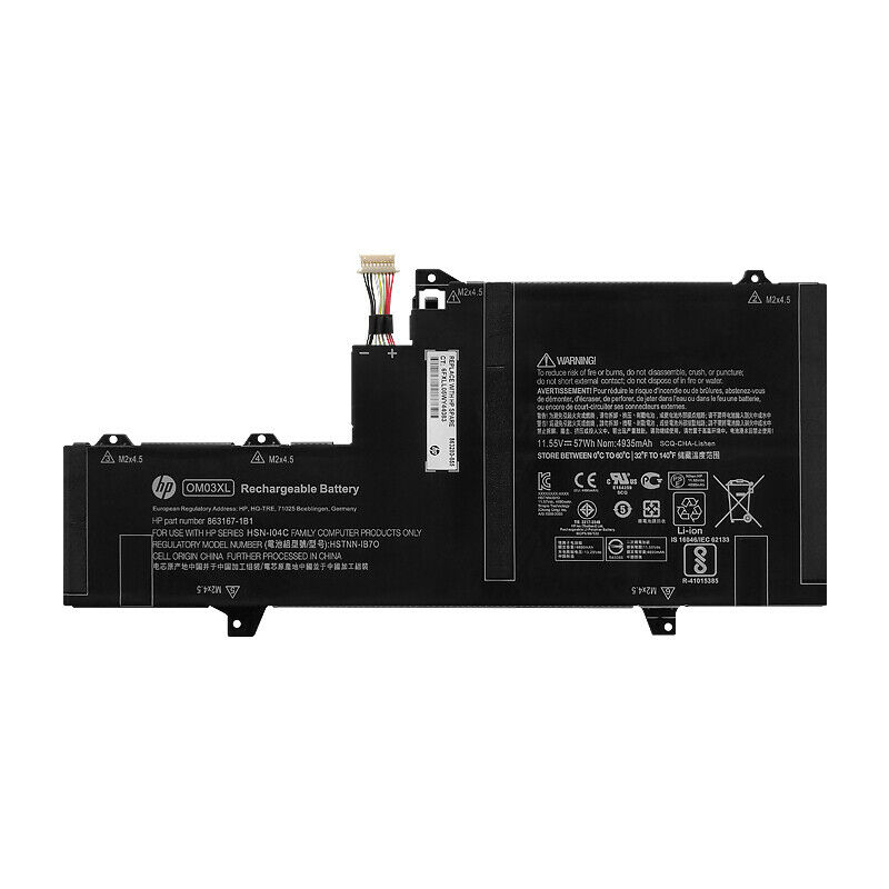 Pin ZIN HP EliteBook X360 1030 G2 863280-855 57Wh OM03XL