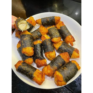 gà cuộn rong biển