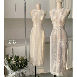 Đầm Body Ren Trắng Dáng Dài Bùi Đượm Concept