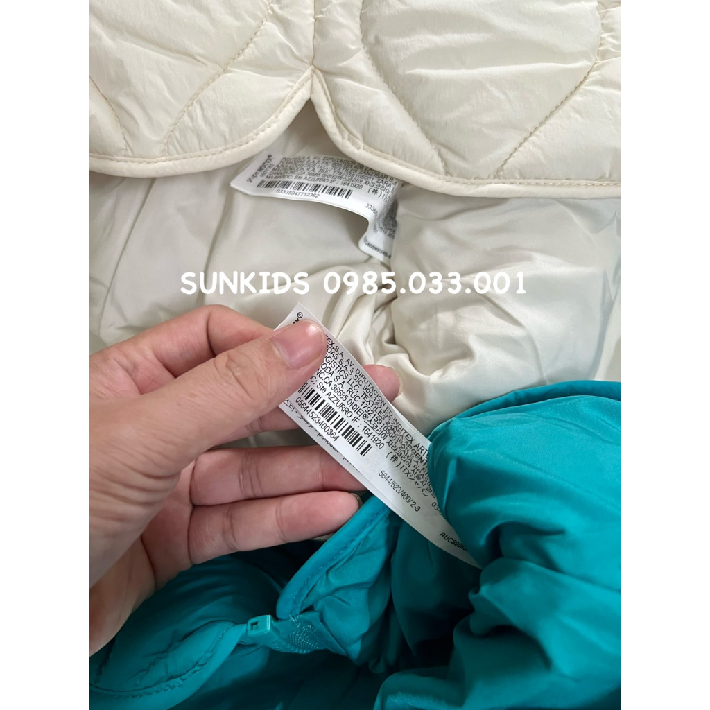 Áo phao gile chần trám siêu nhẹ