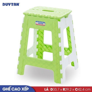 GHẾ XẾP NHỰA CAO DUY TÂN (33.7 x 29.2 x 42.4 cm) - Giao màu ngẫu nhiên