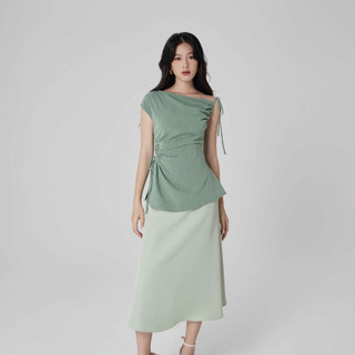 MAYBI Chân váy A cotton lạnh