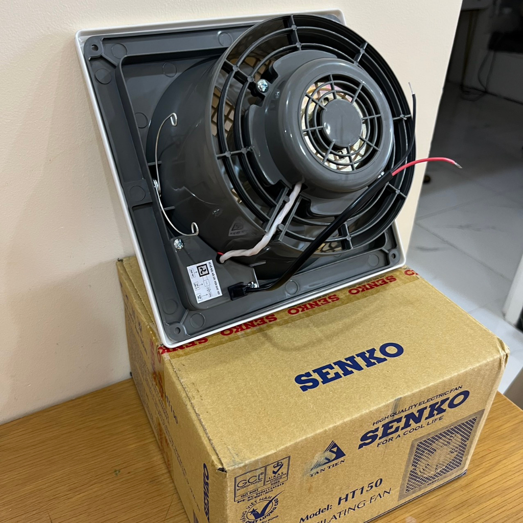 Senko - Quạt hút âm trần thạch cao HT150-200-250 đủ các size đục lổ 200mm, 250mm, 300mm - Cam kết Chính hãng
