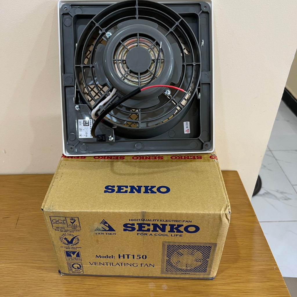 Senko - Quạt hút âm trần thạch cao HT150-200-250 đủ các size đục lổ 200mm, 250mm, 300mm - Cam kết Chính hãng