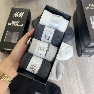 🌸 freeship 25k🌸hộp 4 đôi tất hm david beckham