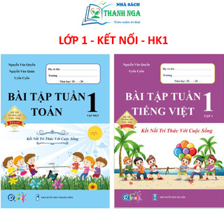 Sách - Bài Tập Tuần Toán và Tiếng Việt Lớp 1 - Kết Nối - Tập 1
