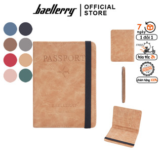 Ví Đựng Passport Hàng Hiệu Baellerry đựng thẻ, giấy tờ, vé du lịch - N2379