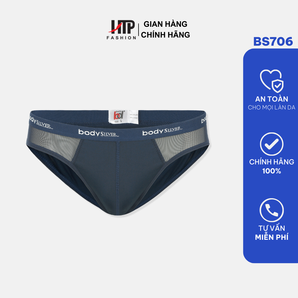 Quần lót tam giác nam BODY SILVER BS706 co giãn tốt, thoải mái