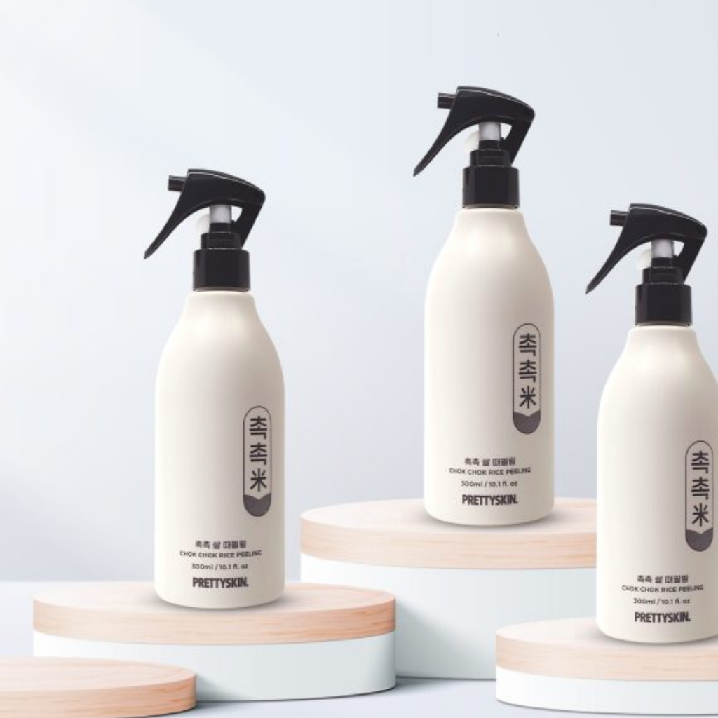 Tẩy tế bào chết body dạng xịt Prettyskin Chok Chok Rice Peeling 300ml