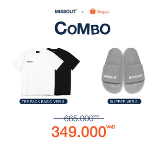 Combo tee pack basic v3 + slipper v2 missout
