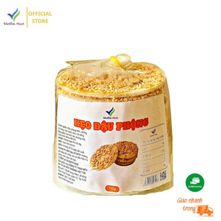 Kẹo Đậu Phộng Mạch Nha Mè Trắng Viettin Mart 100G