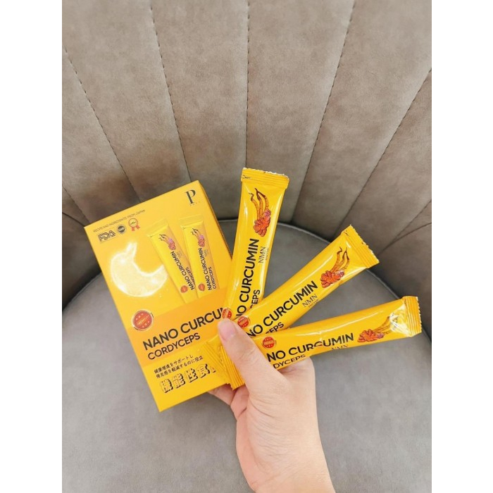 Thạch Nghệ Vị Chuối Daily Curcumin Nano 247 Có Sợi Saffron Thật Giúp Ngủ Ngon Ăn Ngon