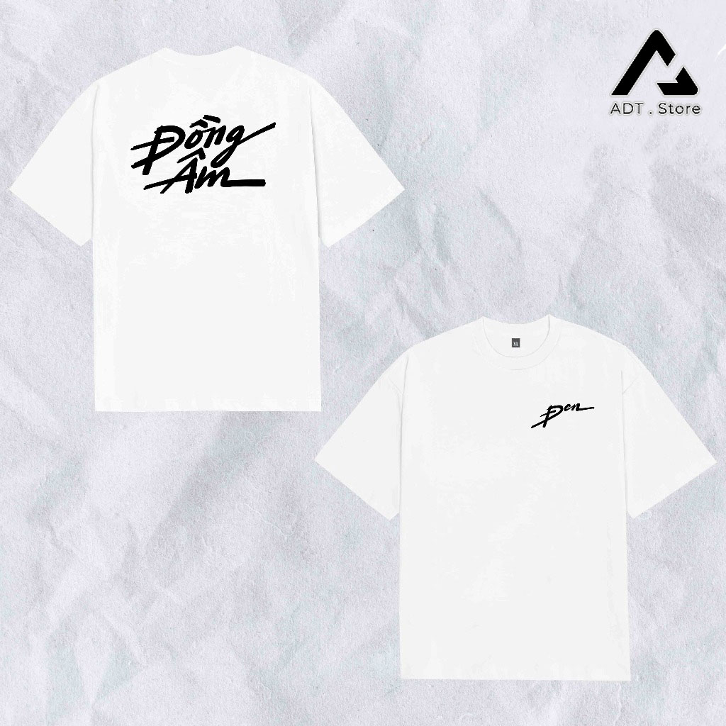 Áo thun cao cấp Đồng Âm Đen Vâu unisex oversize 2 màu đen/trắng form đẹp, mẫu HOT bán chạy