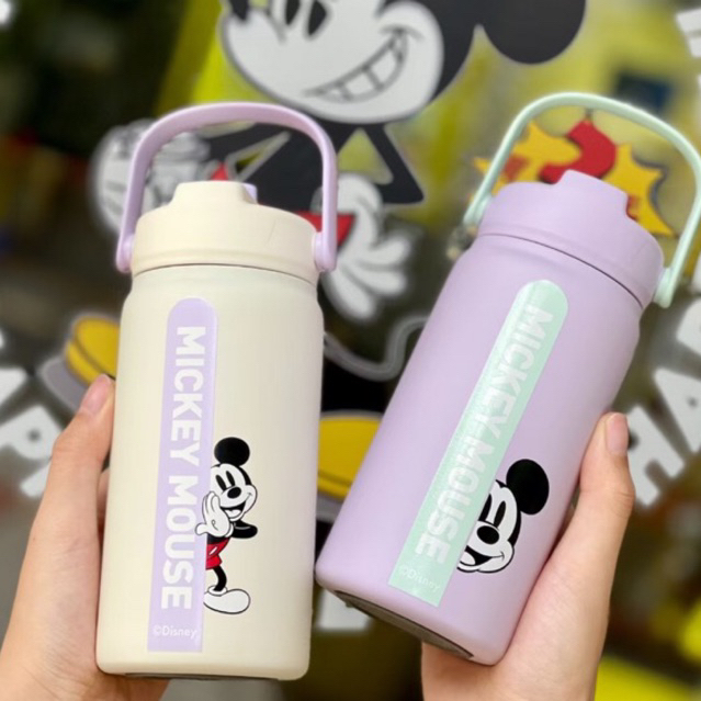 [Có sẵn] BÌNH GIỮ NHIỆT CÁ NHÂN ĐA NĂNG MICKEY
