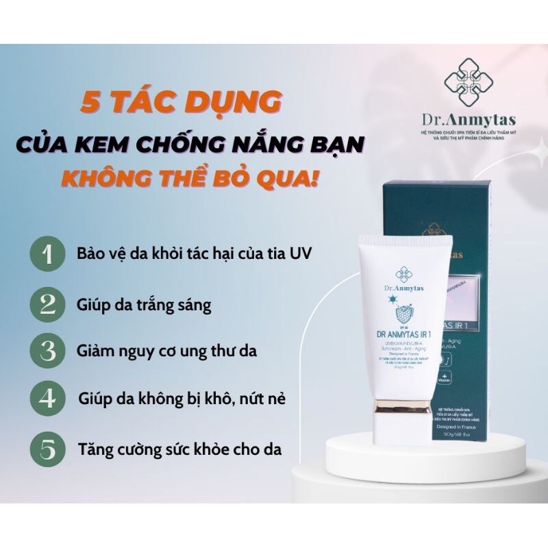 Kem chống nắng vật lí Dr.Anmytas