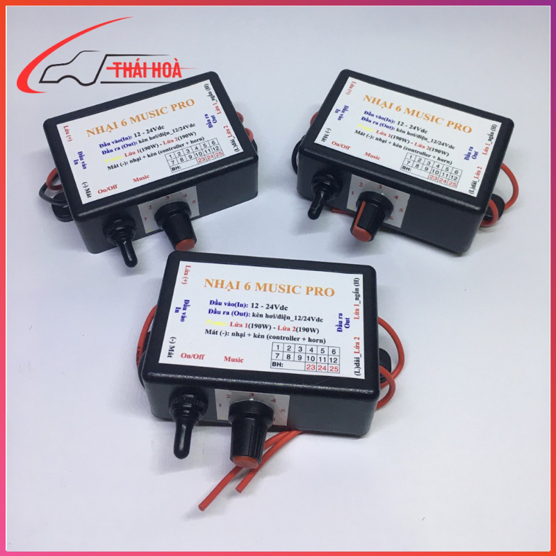 Nhại còi 6 tiếng, nhại kèn music pro 6 chế độ