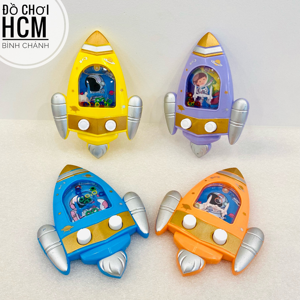 Đồ chơi trẻ em máy chơi game bắn vòng nước dành cho bé thích chơi bấm nước xếp vòng, bắn vòng nước hình thú