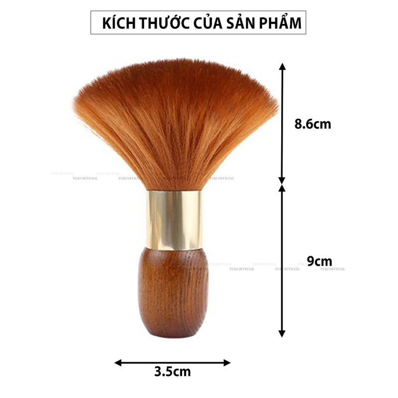 Chổi phủi bụi nail cán gỗ siêu to khổng lồ - chổi phủi bụi lông mịn cao cấp