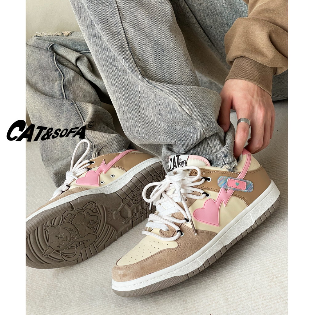 Giày Cat Sofa Chính Hãng - Giày Sneaker Cat and Sofa Dunk Black Phong Cách Đường Phố