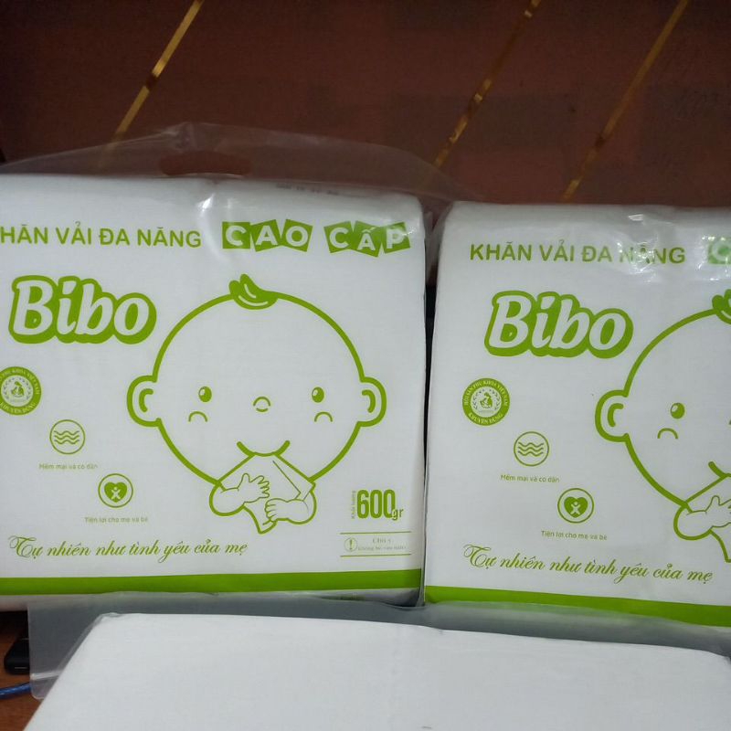 Khăn khô đa năng BIBO - Khăn khô đa năng BIBO bịch 600g