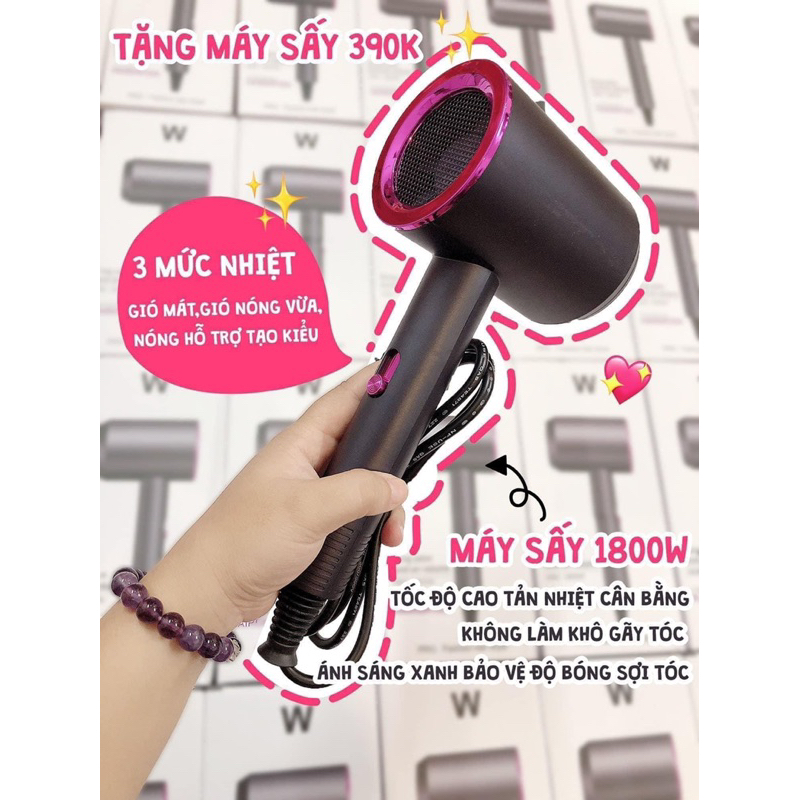 Máy sấy tóc Wellaiya fullbox