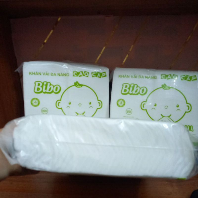 Khăn khô đa năng BIBO - Khăn khô đa năng BIBO bịch 600g
