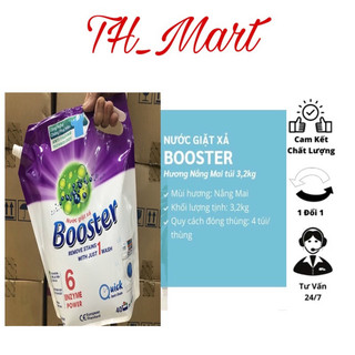 Nước giặt xả booster - nước giặt 2 trong 1 - nước giặt xả thơm ngát