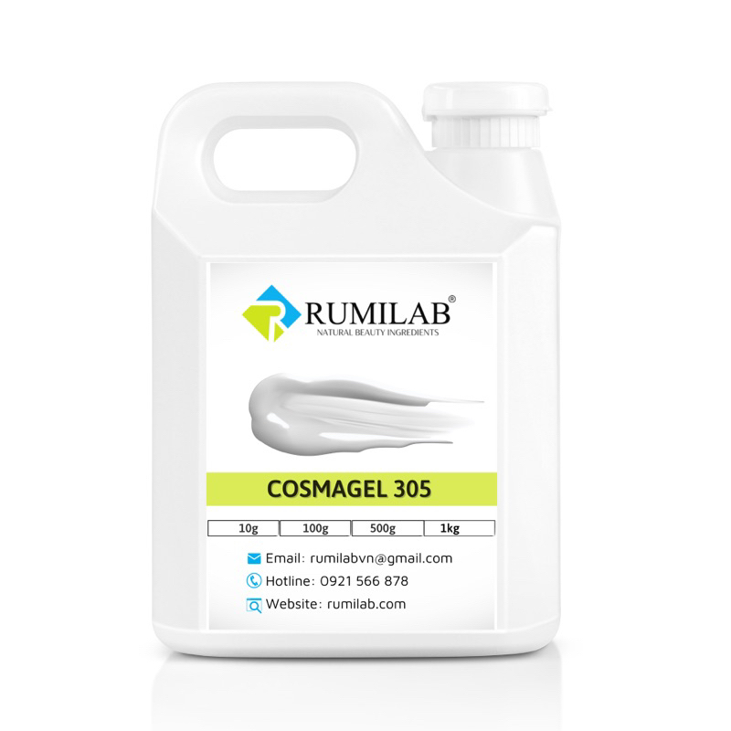 500G - 1KG Chất nhũ hóa Cosmagel 305 - Nguyên liệu mỹ phẩm Rumilab