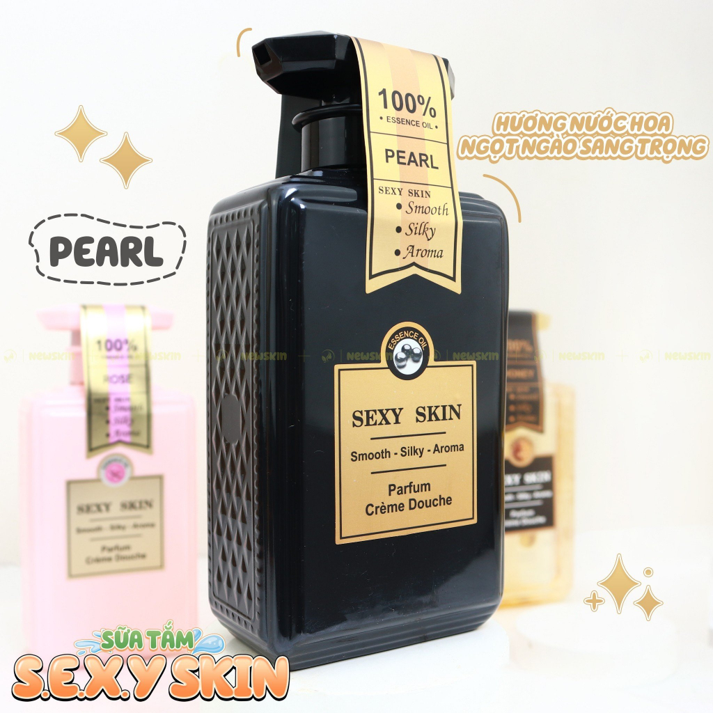 Sữa Tắm Nước Hoa SEXY SKIN Hương Thơm Quyến Rũ 600ml