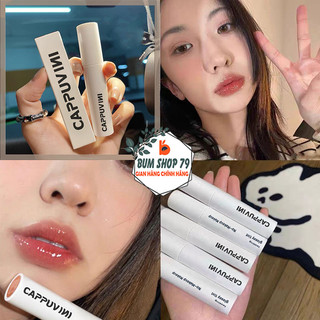Son bóng lì Cappuvini lâu trôi dưỡng ẩm làm mềm môi, Son bóng nội địa Trung Cappuvini mịn lì kết cấu nhẹ không khô môi