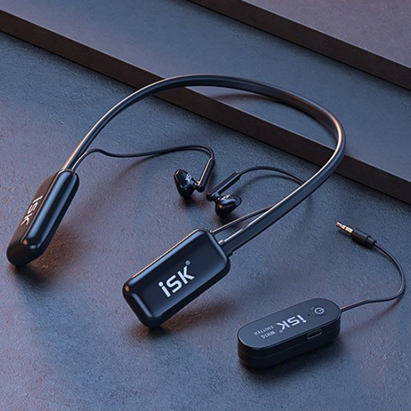 TAI NGHE KIỂM ÂM KHÔNG DÂY ISK WH10 DÙNG CHO LIVESTREAM THÍCH HỢP CHO SOUND CARD, ĐIỆN THOẠI, MIXER, ICON, SOLO