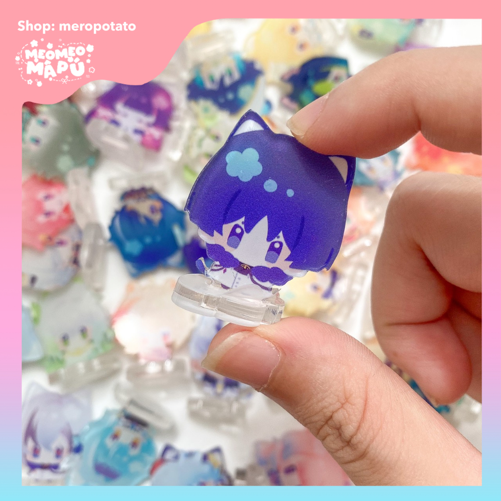 Standee 3cm game Genshin Impact đế cánh thiên thần