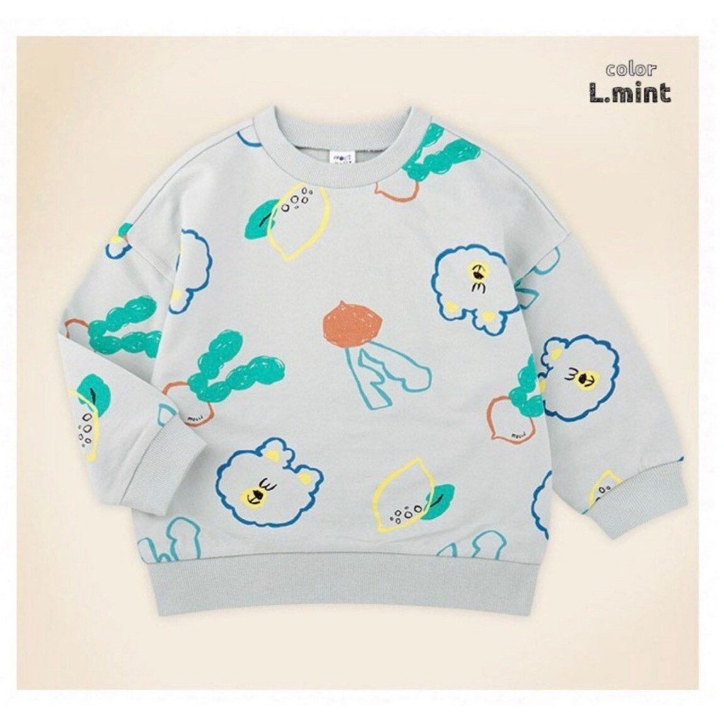 Áo nỉ da cá bé trai bé gái Moli 10-23Kg