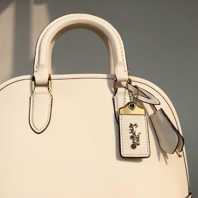 Túi C0ach dáng hến da thật sang xịn