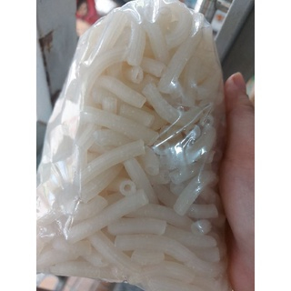 Nui Trắng dài hiệu Ba Ngôi Sao dai ngon - Gói Chiết Lẻ - Nui ống dài thông dụng trong bếp ăn gia đình.